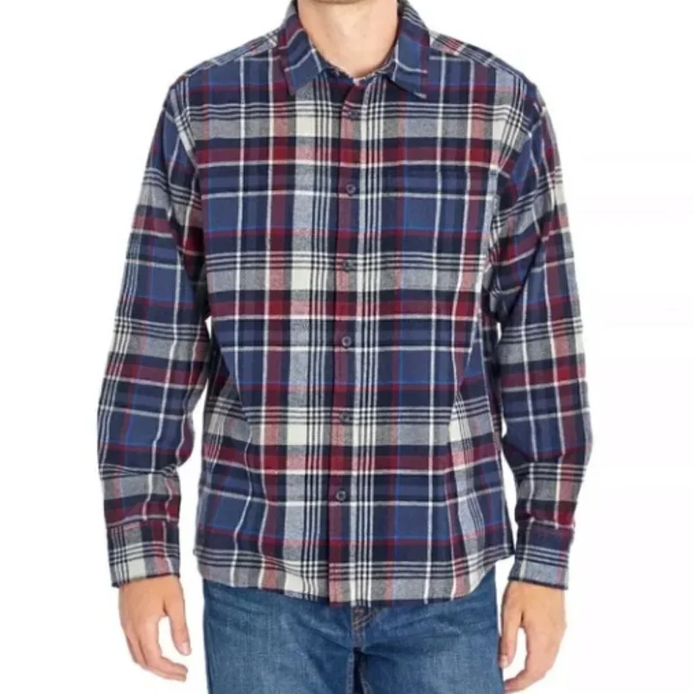 Eddie Bauer Bristol Flannel Size L - soft.  Very Unisex